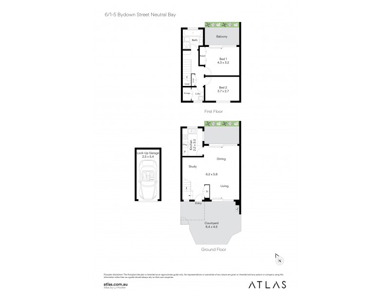 6/1-5 Bydown Street, Neutral Bay NSW 2089 Floorplan