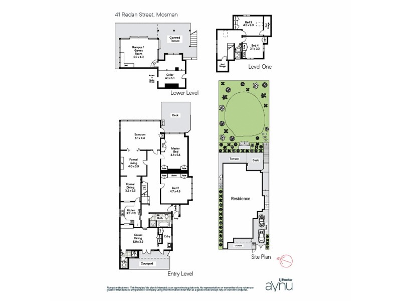 41 Redan Street, Mosman NSW 2088 Floorplan