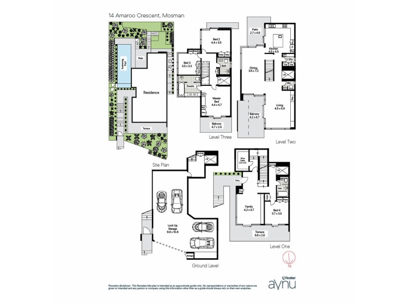 14 Amaroo Crescent, Mosman NSW 2088 Floorplan