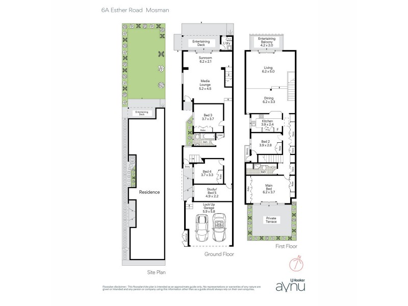 6A Esther Road, Mosman NSW 2088 Floorplan