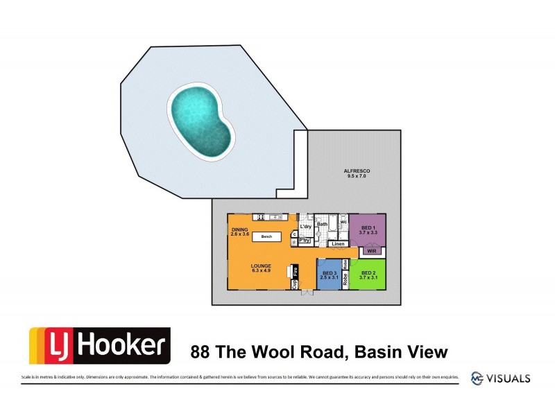 88 The Wool Road, Basin View NSW 2540 Floorplan