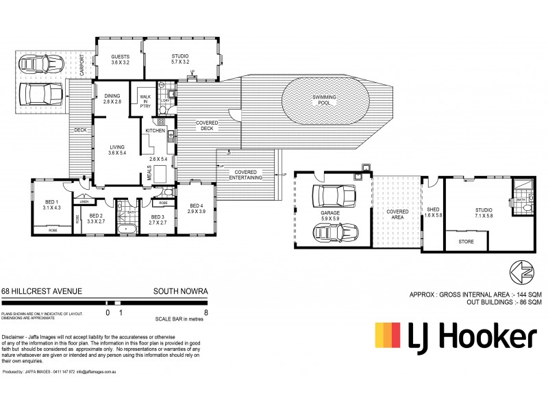 68 Hillcrest Avenue, South Nowra NSW 2541 Floorplan
