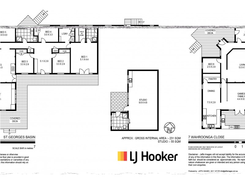 7 Wahroonga Close, St Georges Basin NSW 2540 Floorplan