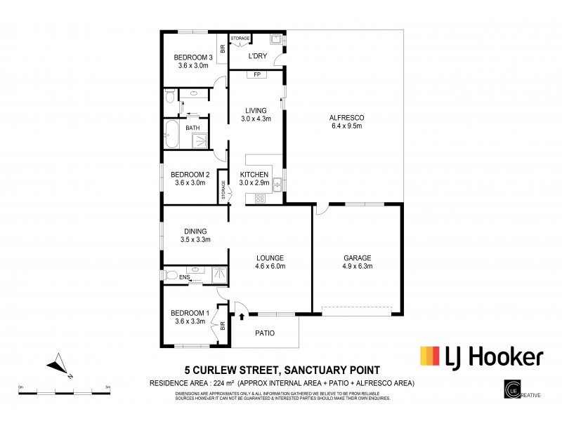 5 Curlew Street, Sanctuary Point NSW 2540 Floorplan