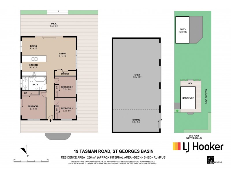 19 Tasman Road, St Georges Basin NSW 2540 Floorplan
