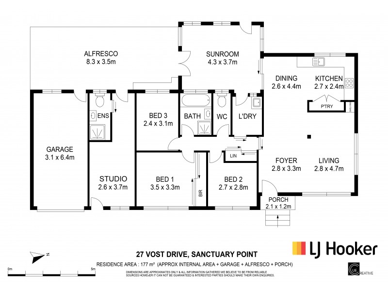 27 Vost Drive, Sanctuary Point NSW 2540 Floorplan
