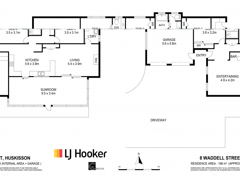 8 Waddell Street, Huskisson NSW 2540 Floorplan