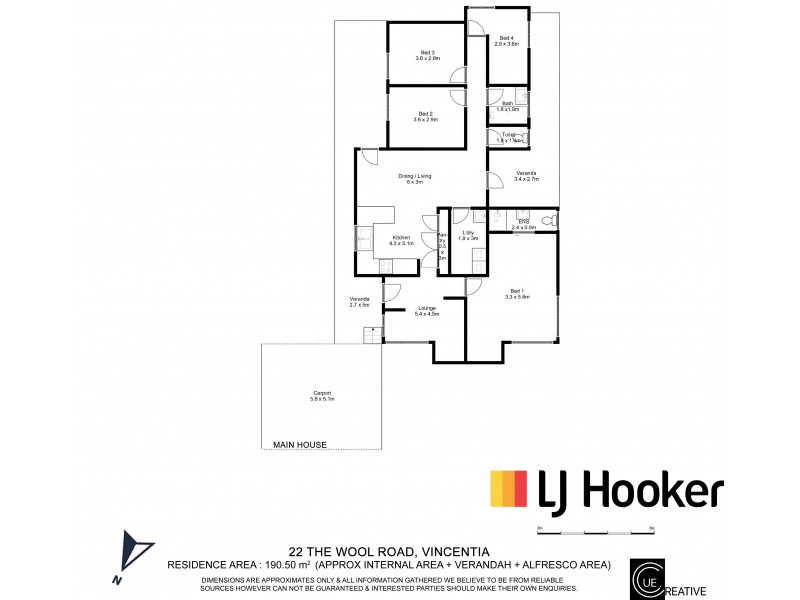 22 The Wool Road, Vincentia NSW 2540 Floorplan