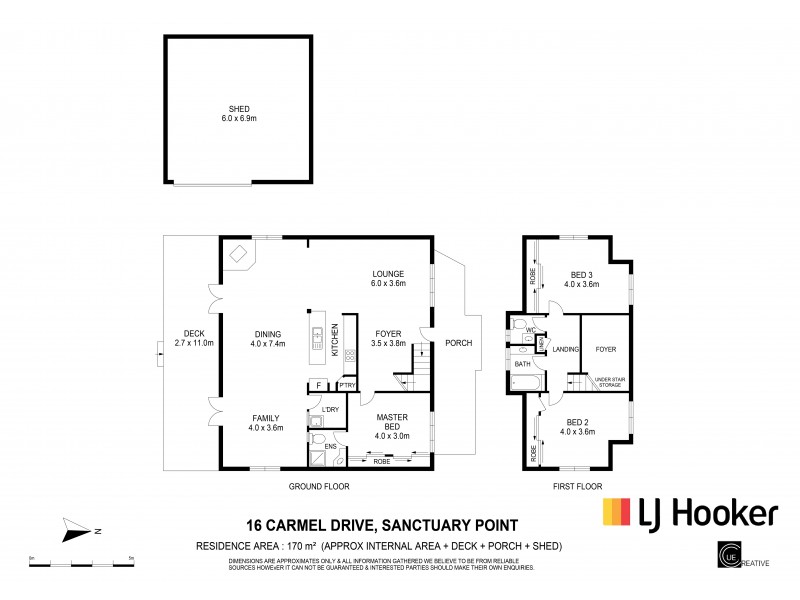 16 Carmel Drive, Sanctuary Point NSW 2540 Floorplan