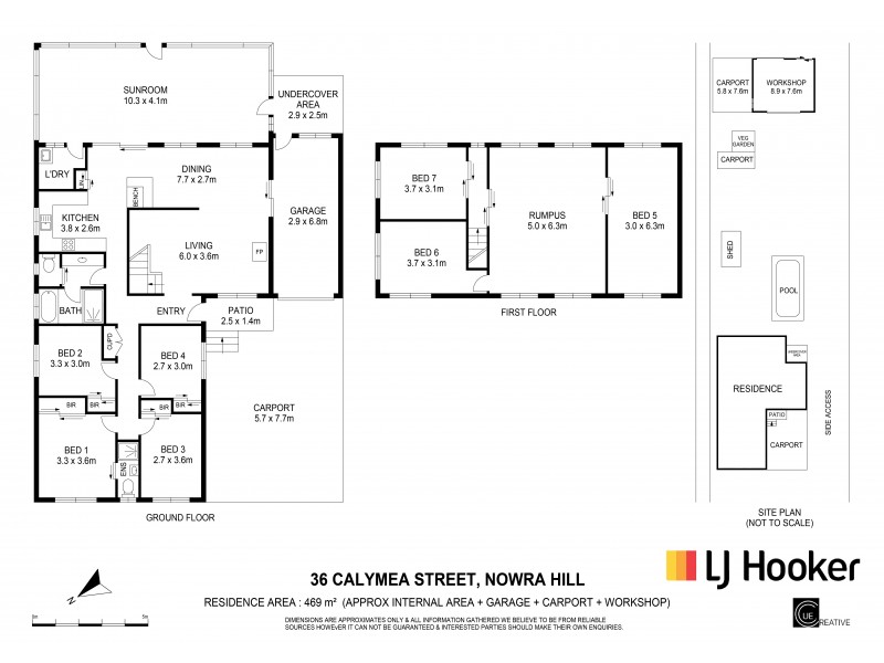 36 Calymea Street, Nowra Hill NSW 2540 Floorplan