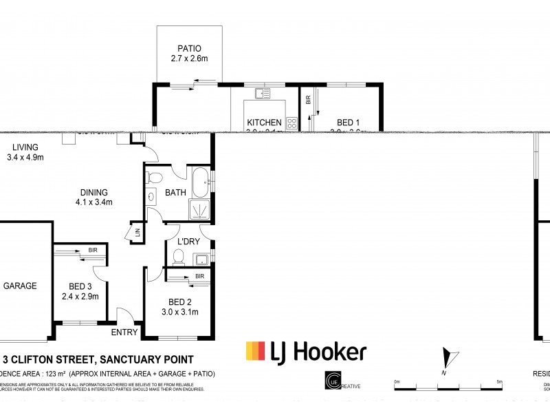 3A Clifton Street, Sanctuary Point NSW 2540 Floorplan