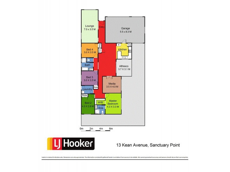 13 Kean Avenue, Sanctuary Point NSW 2540 Floorplan