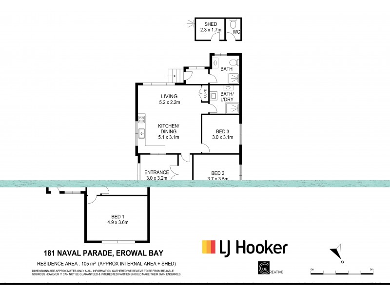181 Naval Parade, Erowal Bay NSW 2540 Floorplan