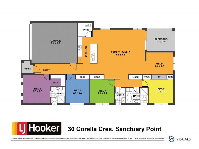 30 Corella Crescent, Sanctuary Point NSW 2540 Floorplan