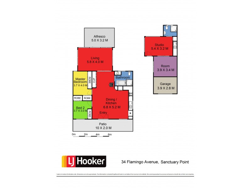 34 Flamingo Avenue, Sanctuary Point NSW 2540 Floorplan