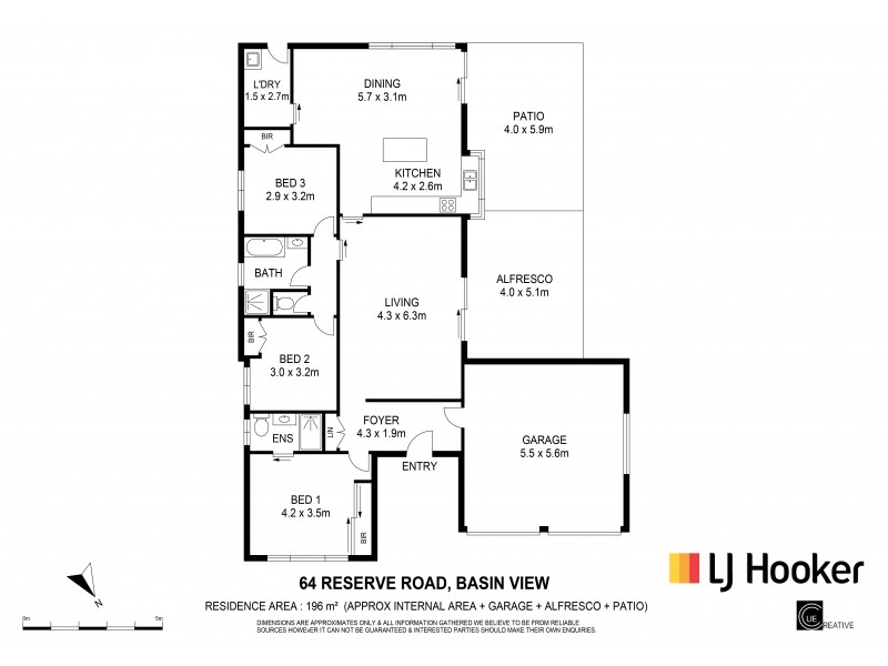 64 Reserve Road, Basin View NSW 2540 Floorplan