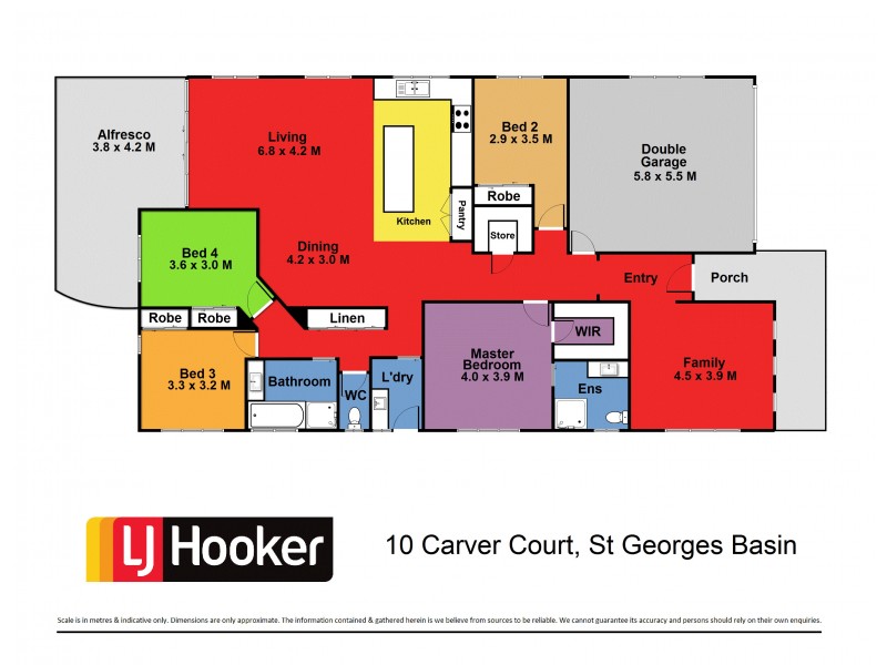 10 Carver Court, St Georges Basin NSW 2540 Floorplan