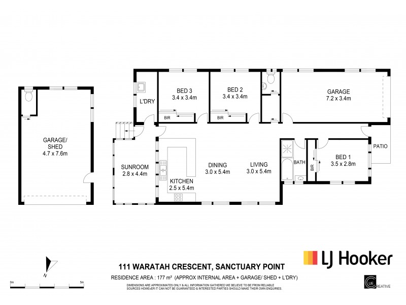 111 Waratah Crescent, Sanctuary Point NSW 2540 Floorplan