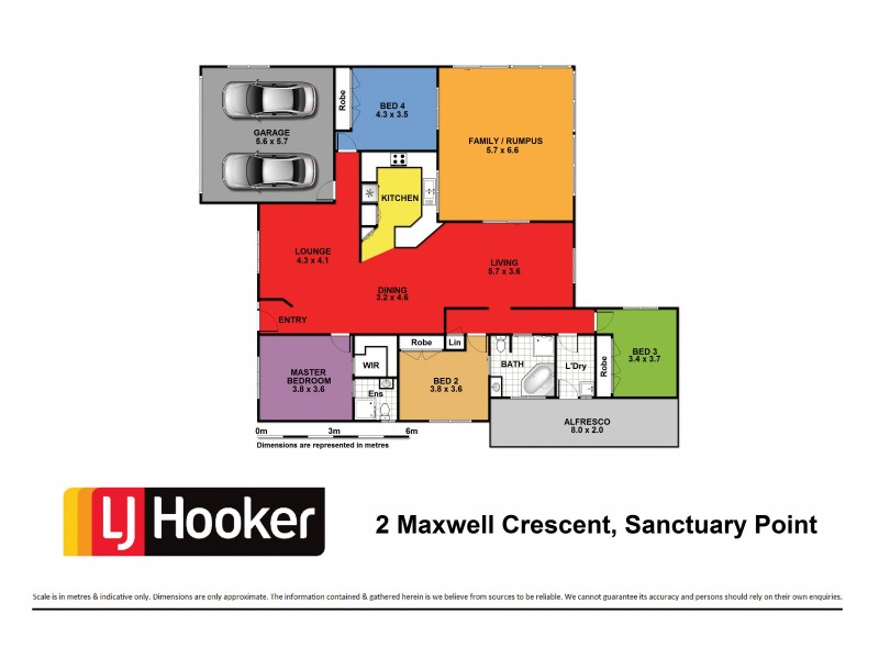 2 Maxwell Crescent, Sanctuary Point NSW 2540 Floorplan