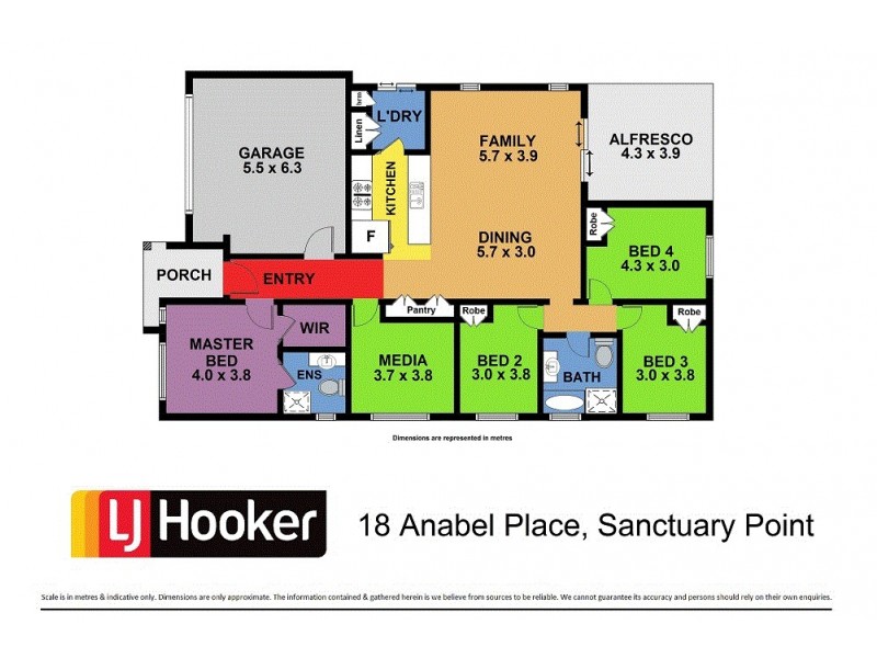 18 Anabel Place, Sanctuary Point NSW 2540 Floorplan