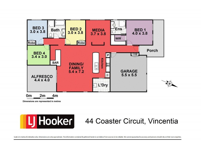 44 Coaster Circuit, Vincentia NSW 2540 Floorplan