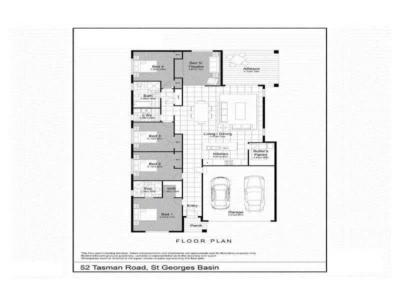 52 Tasman Road, St Georges Basin NSW 2540 Floorplan
