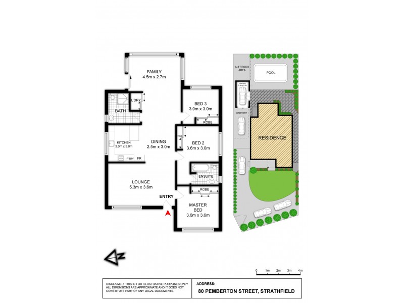 80 Pemberton St, Strathfield NSW 2135 Floorplan