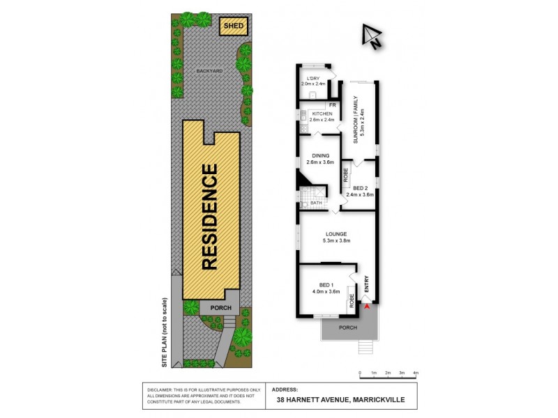 38 Harnett Avenue, Marrickville NSW 2204 Floorplan