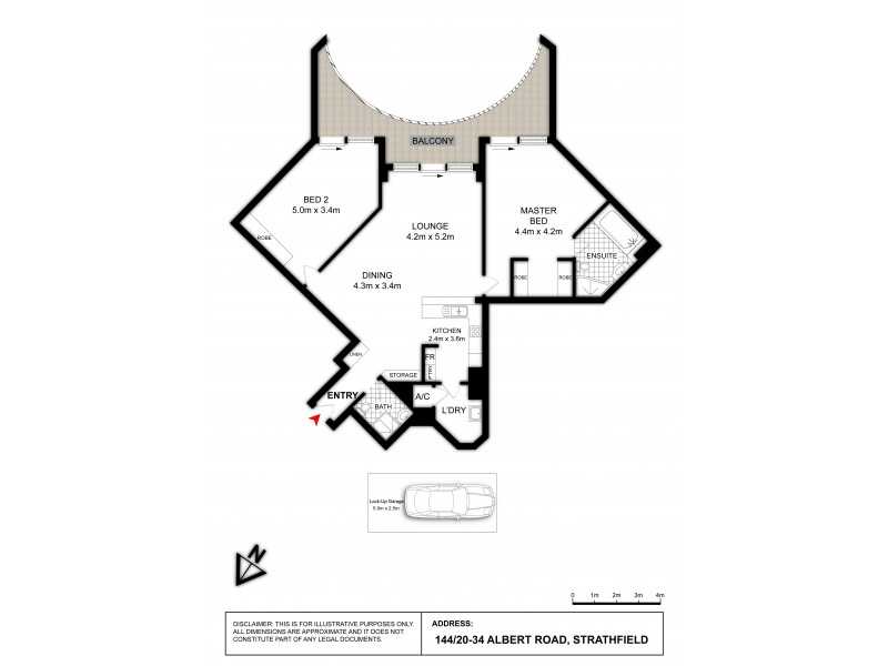 144/20-34 Albert Road, Strathfield NSW 2135 Floorplan