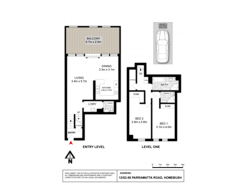 12/52-58 Parramatta Road, Homebush NSW 2140 Floorplan