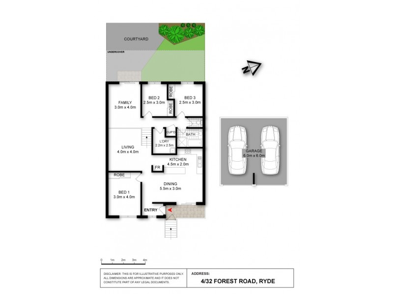 4/38-40 Forrest Road, Ryde NSW 2112 Floorplan