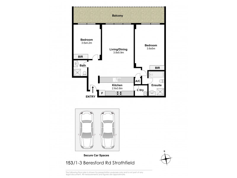189/1-3 Beresford Road, Strathfield NSW 2135 Floorplan