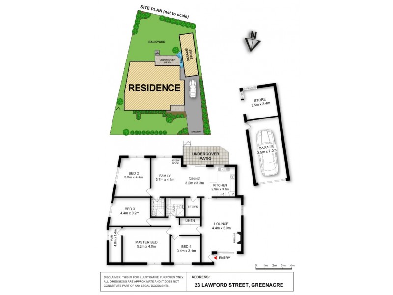 23 Lawford Street, Greenacre NSW 2190 Floorplan