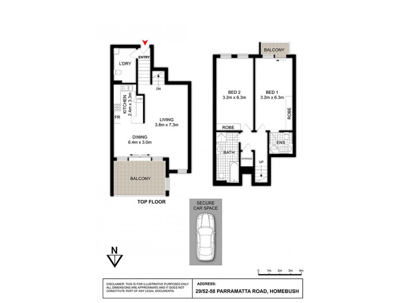 29/52-58 Parramatta Road, Homebush NSW 2140 Floorplan