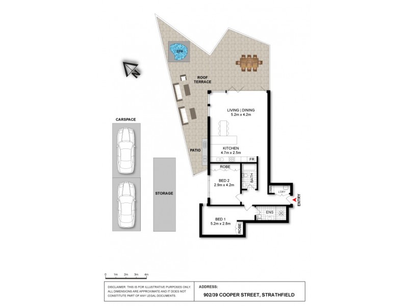902/39 Cooper Street, Strathfield NSW 2135 Floorplan