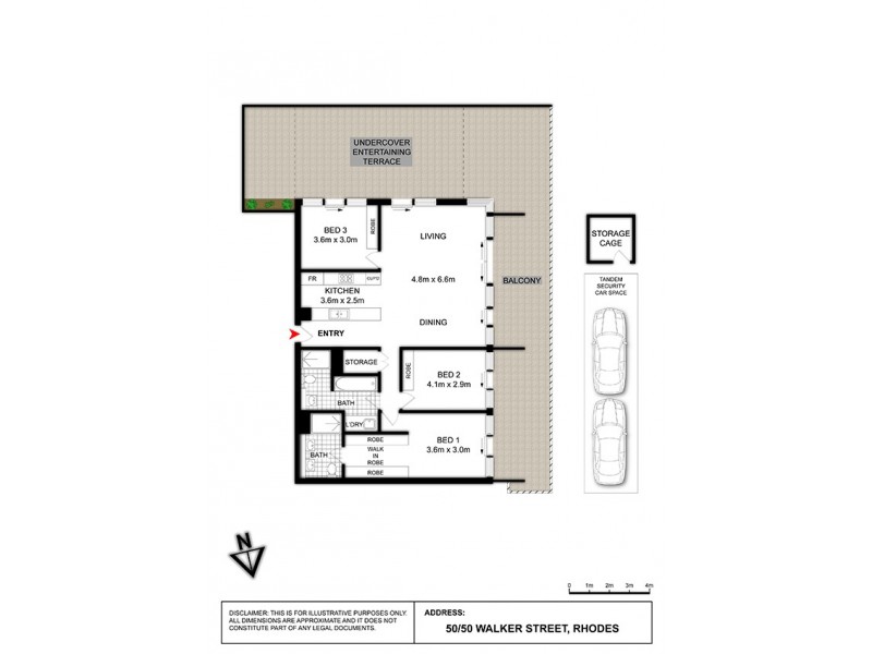 50/50 Walker Street, Rhodes NSW 2138 Floorplan