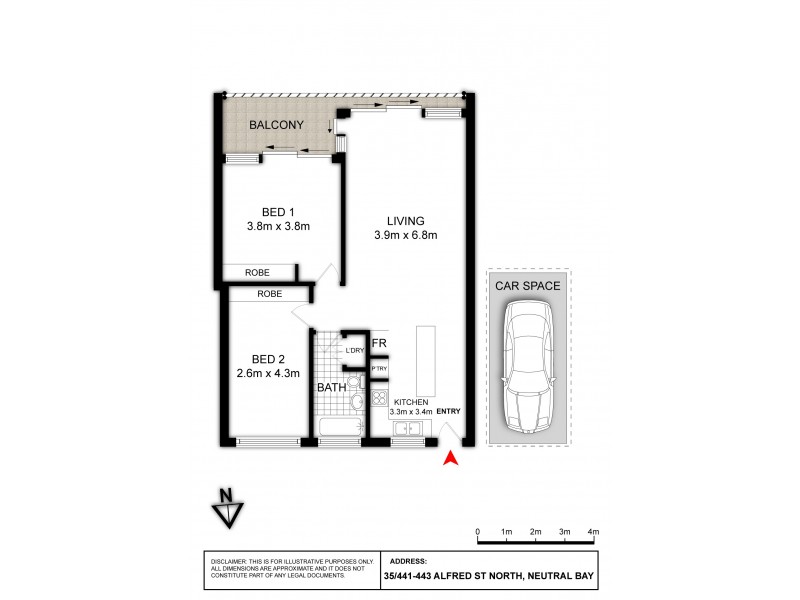 35/439-441 Alfred Street North, Neutral Bay NSW 2089 Floorplan