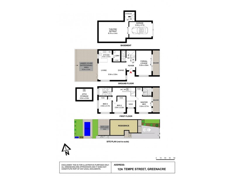 12A Tempe Street, Greenacre NSW 2190 Floorplan