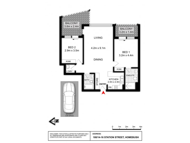 180/14-16 Station Street, Homebush NSW 2140 Floorplan