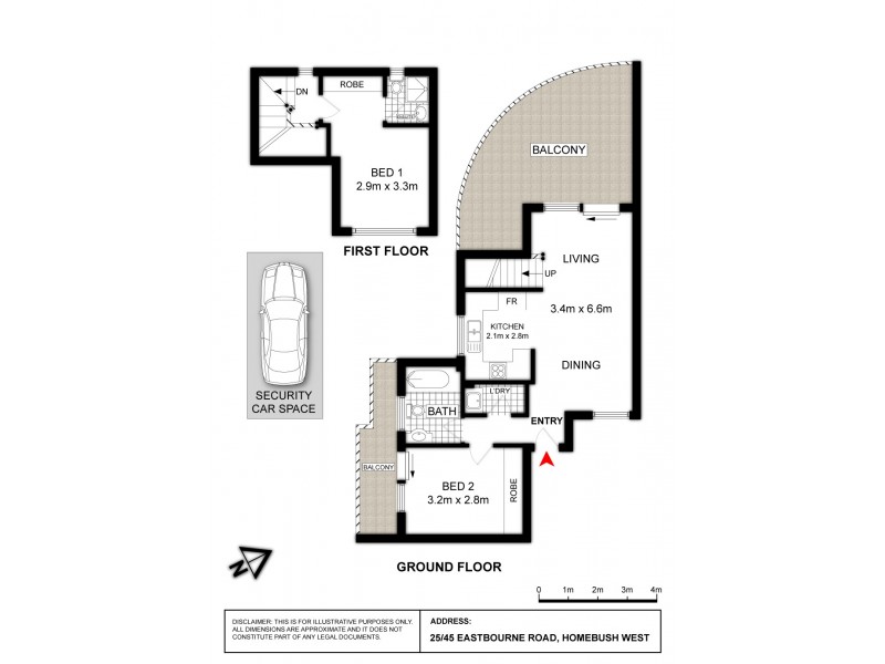 25/45 Eastbourne Road, Homebush West NSW 2140 Floorplan
