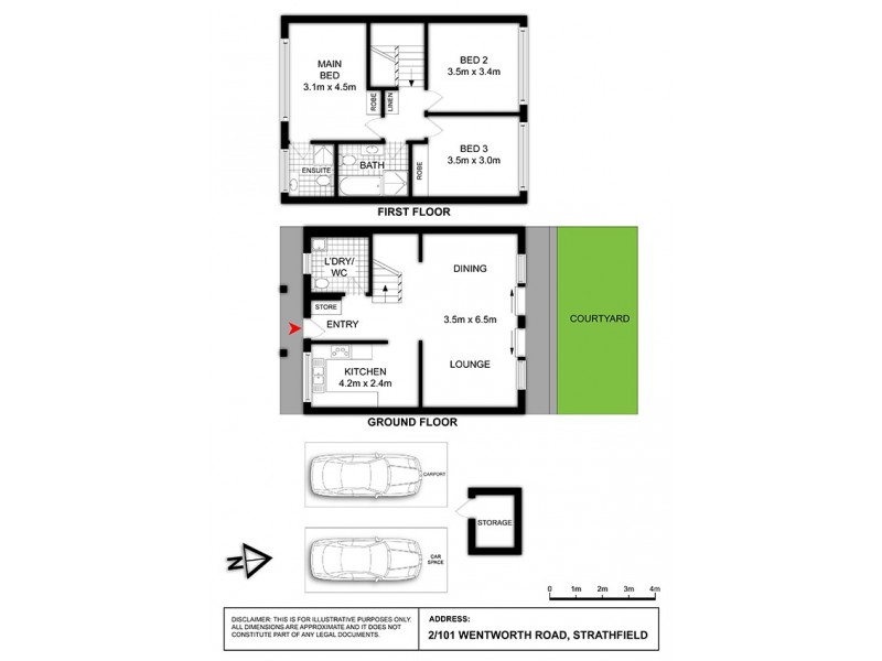 2/101 Wentworth Road, Strathfield NSW 2135 Floorplan