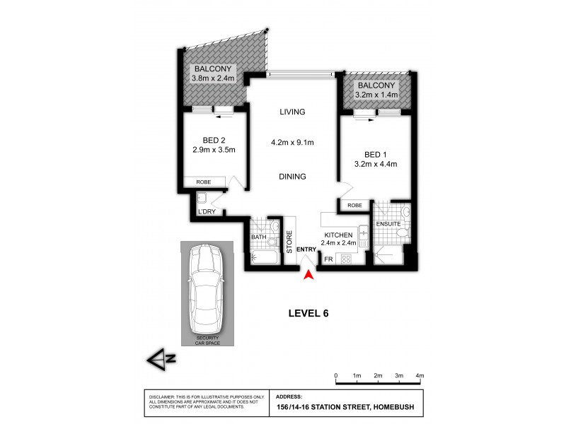 156/14-16 Station Street, Homebush NSW 2140 Floorplan