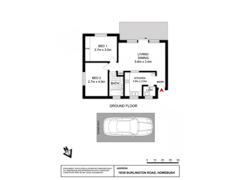 19/58-60 Burlington Road, Homebush NSW 2140 Floorplan