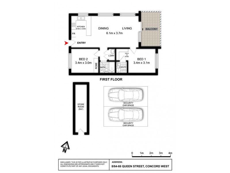 64 – 66 Queen Street, Concord West NSW 2138 Floorplan