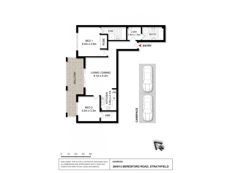 26/9-13 Beresford Road, Strathfield NSW 2135 Floorplan