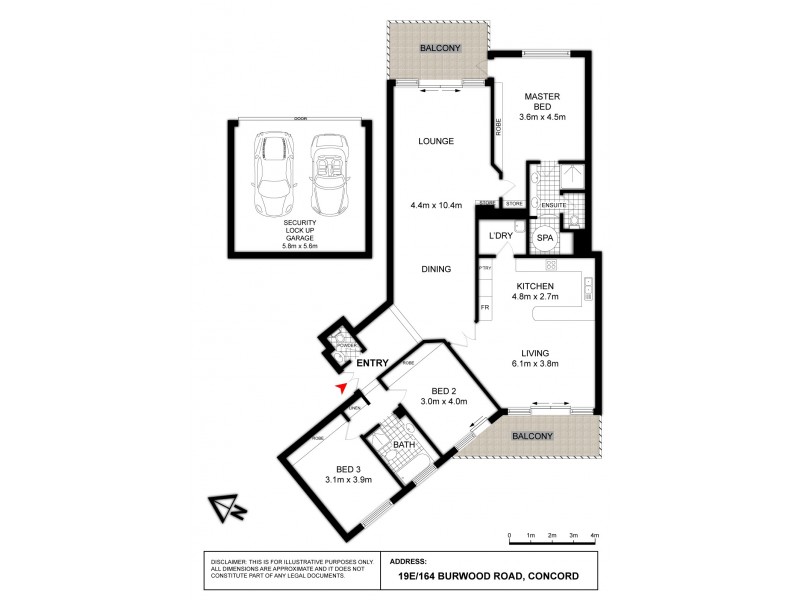 19/164E Burwood Road, Concord NSW 2137 Floorplan