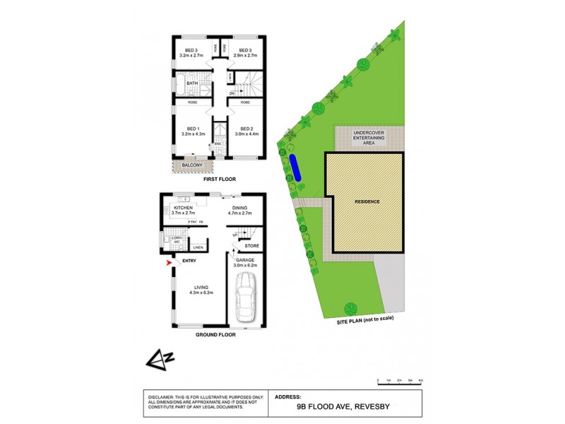 9B Flood Avenue, Revesby NSW 2212 Floorplan