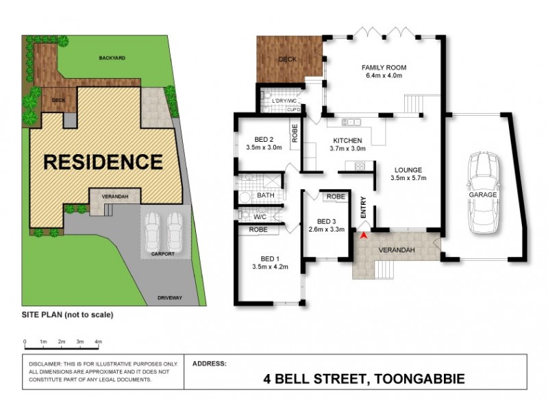 4 Bell Street, Toongabbie NSW 2146 Floorplan