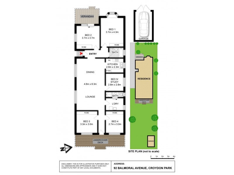 92 Balmoral Avenue, Croydon Park NSW 2133 Floorplan