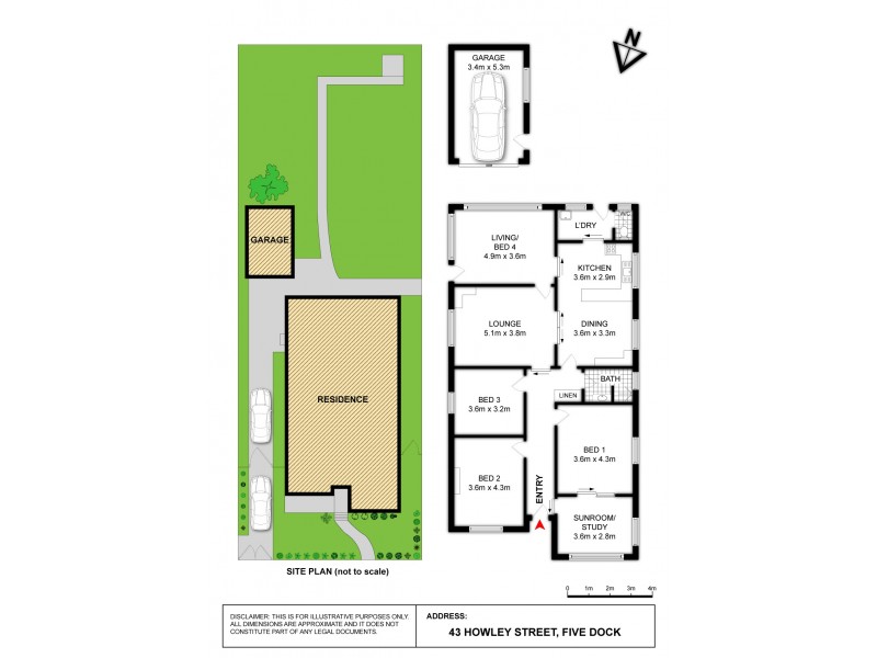 43 Howley Street, Five Dock NSW 2046 Floorplan
